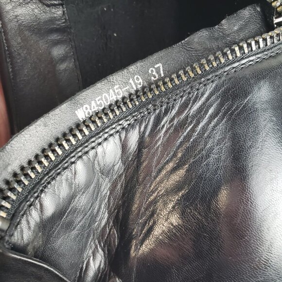 Spring Step Stockholm Booties Black Leather Ankle Zip Size 37 US Womens 6.5-7 - Picture 10 of 10